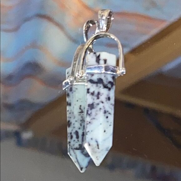 New Tourmaline Moonstone Healing Point Pendant Charm Semi Precious Jewelry - Picture 3 of 10